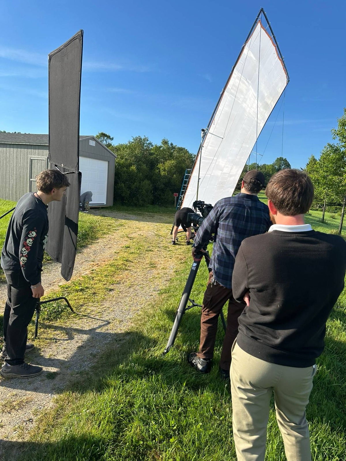 Behind the scenes on a Todd Biss Productions shoot